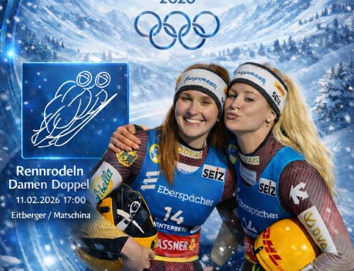 11. Februar 16:45 Uhr – Public Viewing des olympische Damen-Doppel im Rennrodeln im Sportheim Bad Feilnbach🏅🎉